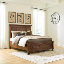 Load image into Gallery viewer, Zackaryn Queen Panel Storage Bed
