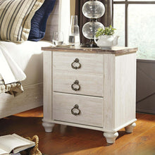 Load image into Gallery viewer, Willowton Two Drawer Night Stand
