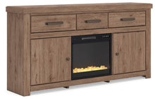 Load image into Gallery viewer, Garistyn 73" TV Stand with Electric Fireplace
