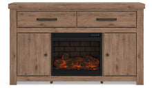 Load image into Gallery viewer, Garistyn 62" TV Stand with Electric Fireplace
