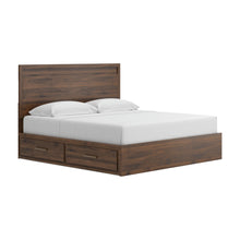 Load image into Gallery viewer, Janfyn King Panel Bed with 2 Sided Storage
