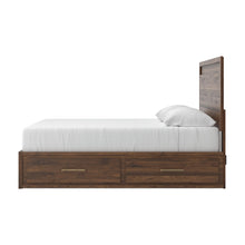 Load image into Gallery viewer, Janfyn King Panel Bed with 2 Sided Storage
