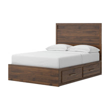 Load image into Gallery viewer, Janfyn Full Panel  Bed with 2 Sided Storage
