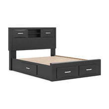Load image into Gallery viewer, Stabotta Queen Bookcase Bed with Storage
