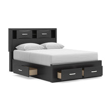 Load image into Gallery viewer, Stabotta Queen Bookcase Bed with Storage
