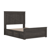 Load image into Gallery viewer, Vonitta Bay Full Panel Bed with Storage
