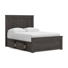 Load image into Gallery viewer, Vonitta Bay Full Panel Bed with Storage
