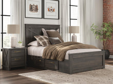 Load image into Gallery viewer, Vonitta Bay Full Panel Bed with Storage
