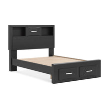 Load image into Gallery viewer, Stabotta Full Bookcase Storage Bed

