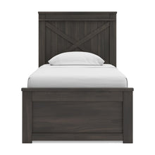 Load image into Gallery viewer, Vonitta Bay Twin Panel Bed with 2 Sided Storage
