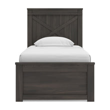 Load image into Gallery viewer, Vonitta Bay Twin Panel Bed with Storage
