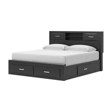 Load image into Gallery viewer, Stabotta King Bookcase Bed with Storage
