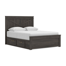 Load image into Gallery viewer, Vonitta Bay Queen Panel Bed with Storage
