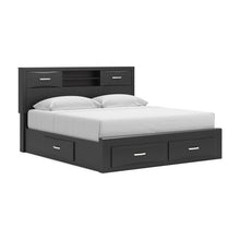 Load image into Gallery viewer, Stabotta King Bookcase Bed with Storage
