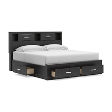 Load image into Gallery viewer, Stabotta King Bookcase Bed with Storage
