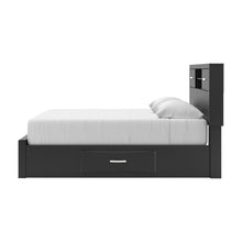 Load image into Gallery viewer, Stabotta King Bookcase Bed with Storage
