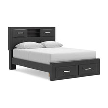 Load image into Gallery viewer, Stabotta Queen Bookcase Storage Bed
