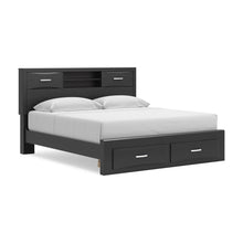 Load image into Gallery viewer, Stabotta King Bookcase Storage Bed
