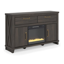 Load image into Gallery viewer, Brazen Valley 60" TV Stand with Electric Fireplace
