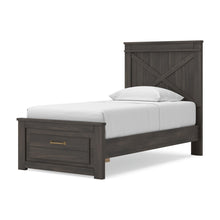 Load image into Gallery viewer, Vonitta Bay Twin Panel Platform Storage Bed
