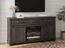 Load image into Gallery viewer, Brazen Valley 71" TV Stand with Electric Fireplace

