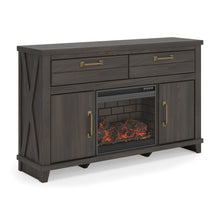 Load image into Gallery viewer, Brazen Valley 60" TV Stand with Electric Fireplace
