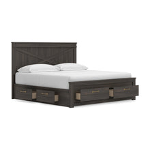 Load image into Gallery viewer, Vonitta Bay King Panel Storage Bed
