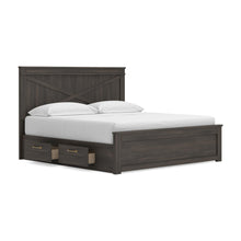 Load image into Gallery viewer, Vonitta Bay King Panel Bed with Storage
