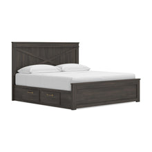Load image into Gallery viewer, Vonitta Bay King Panel Platform Bed with Storage
