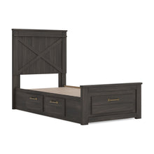 Load image into Gallery viewer, Vonitta Bay Twin Panel Storage Bed
