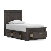 Load image into Gallery viewer, Vonitta Bay Twin Panel Storage Bed
