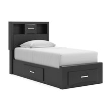 Load image into Gallery viewer, Stabotta Twin Bookcase Storage Bed
