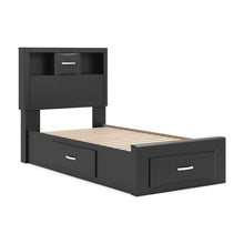 Load image into Gallery viewer, Stabotta Twin Bookcase Storage Bed
