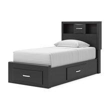 Load image into Gallery viewer, Stabotta Twin Bookcase Storage Bed
