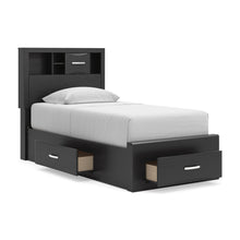 Load image into Gallery viewer, Stabotta Twin Bookcase Storage Bed

