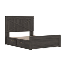 Load image into Gallery viewer, Vonitta Bay Queen Panel Bed with 2 Sided Storage
