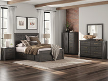 Load image into Gallery viewer, Vonitta Bay Queen Panel Bed with 2 Sided Storage
