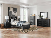 Load image into Gallery viewer, Stabotta Twin Bookcase Storage Bed
