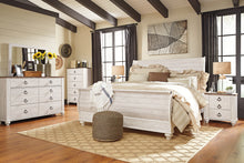 Load image into Gallery viewer, Willowton Queen Sleigh Bed
