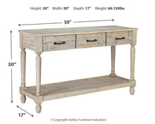 Load image into Gallery viewer, Shawnalore Sofa Table
