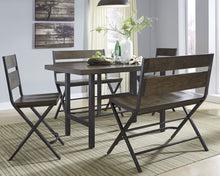 Load image into Gallery viewer, Kavara Counter Height Dining Table and 2 Barstools and 2 Benches
