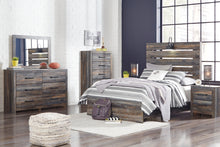 Load image into Gallery viewer, Drystan  Panel Bed With Mirrored Dresser, Chest And 2 Nightstands
