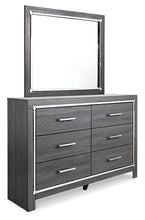 Load image into Gallery viewer, Lodanna Full Panel Bed with Mirrored Dresser and Chest
