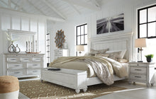 Load image into Gallery viewer, Kanwyn King Panel Bed with Storage with Mirrored Dresser
