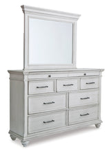 Load image into Gallery viewer, Kanwyn King Panel Bed with Storage with Mirrored Dresser and Chest
