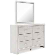 Load image into Gallery viewer, Altyra King Panel Bookcase Bed with Mirrored Dresser and Chest
