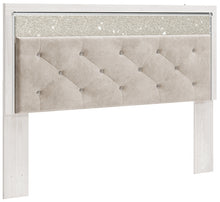 Load image into Gallery viewer, Altyra King Panel Headboard with Mirrored Dresser and Chest
