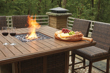 Load image into Gallery viewer, Paradise Trail Outdoor Bar Table and 8 Barstools
