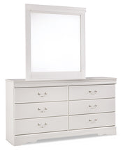 Load image into Gallery viewer, Anarasia Full Sleigh Bed with Mirrored Dresser and Chest
