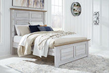 Load image into Gallery viewer, Haven Bay Queen Panel Bed with Mirrored Dresser and 2 Nightstands
